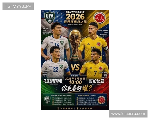 2026年世界杯乌兹别克斯坦对阵哥伦比亚比赛赛程安排及订阅指南